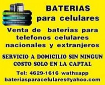 baterias para celulares